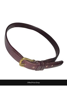 Coach Leather Belt